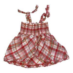 Janie and Jack Plaid Tank Top "Island Dressing" collection Girls 2T